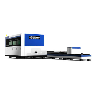 380V Fiber Laser Cutting Machine With Gantry Double Drive