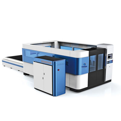 CNC Fiber Laser Cutting Machine For Metal Plate Tube Dual Use 500W