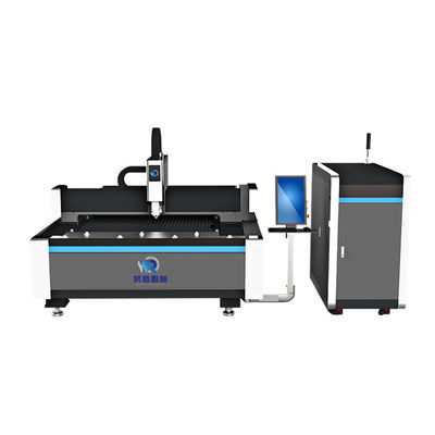 CNC Fiber Laser Metal Cutting Machine 2000w Raycus Laser Power
