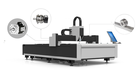 Stainless Steel 2kW Fiber Laser Cutter Fully Automatic 1mm 2mm 3mm
