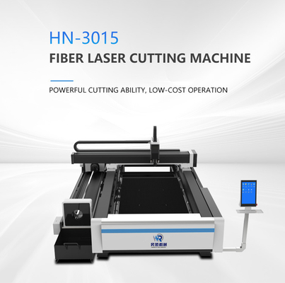 3000*1500mm 3000W IPG Fiber Laser Cutting Machine For Metal Signs Labels Crafts