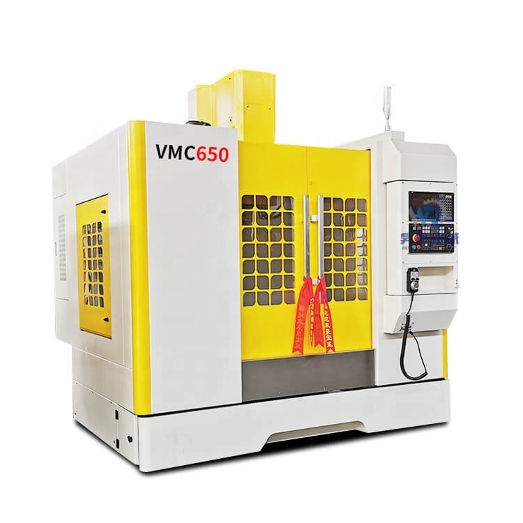 High rigidity heavy cutting hard rail vertical machining center vmc650 cnc milling machine